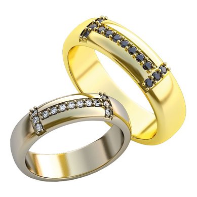 Обручальные кольца 184м-Д3027 - Ювелирная выставка Дубровка