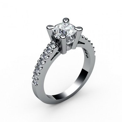 Помолвочное кольцо ПК-1002-Д3040 - Ювелирная выставка Дубровка