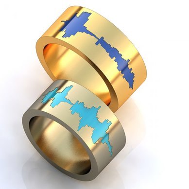 Обручальные кольца 75м | 75ж-Д3064 - Ювелирная выставка Дубровка