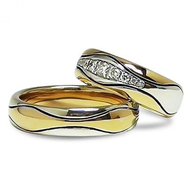 Обручальные кольца 9264 | 9264-O3135 - Студия обручальных колец OBRUCHALKI.com