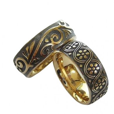 Обручальные кольца 3842 | 3842-O3139 - Студия обручальных колец OBRUCHALKI.com