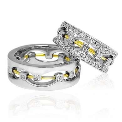 Обручальные кольца 11618 | 11618-O3337 - Студия обручальных колец OBRUCHALKI.com