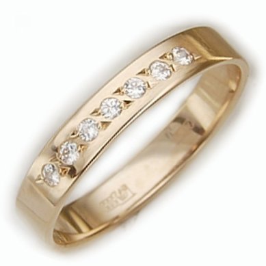 Обручальное кольцо 01-3491-П3383 - Сеть ювелирных магазинов Платина Кострома