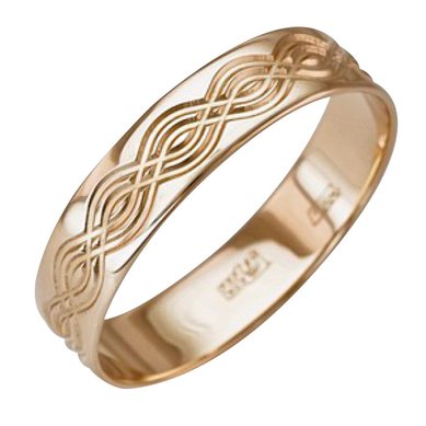 Обручальное кольцо 01-3852-П3385 - Сеть ювелирных магазинов Платина Кострома