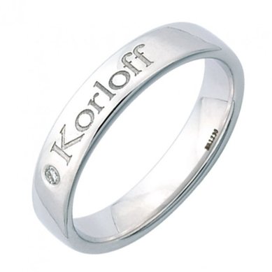 Обручальное кольцо 8535-K3574 - Ювелирный Дом Korloff