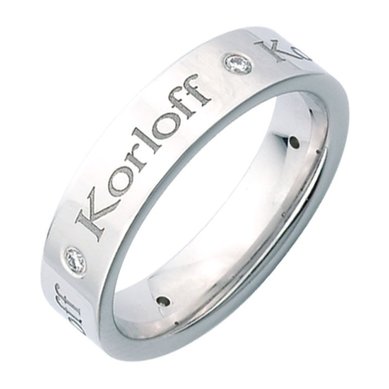 Обручальное кольцо 8534-K3576 - Ювелирный Дом Korloff