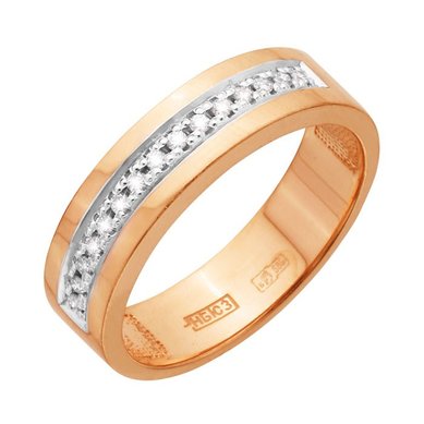 Обручальное кольцо R0121030000-Б3646 - Ювелирные салоны Бронницкий ювелир