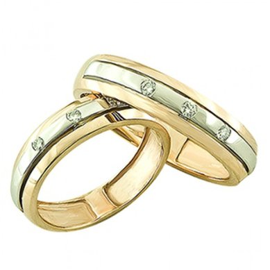 Обручальные кольца 1452 | 1452-М3716 - Ювелирный Дом Маска