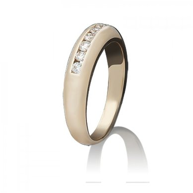 Обручальное кольцо 1579-М3717 - Ювелирный Дом Маска