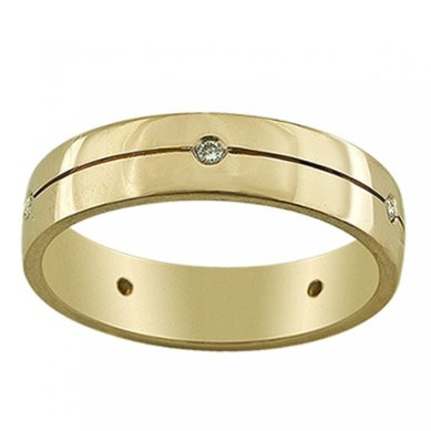 Обручальное кольцо 0155-М3722 - Ювелирный Дом Маска