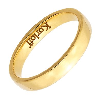 Обручальное кольцо K398 - Ювелирный Дом Korloff