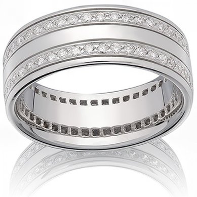 Обручальное кольцо 1874-М4068 - Ювелирный Дом Маска