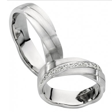 Обручальные кольца 1007 | 1007-А407 - Ювелирная компания Алмаз