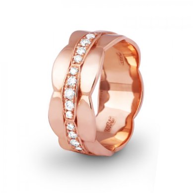 Обручальное кольцо 1009-А409 - Ювелирная компания Алмаз