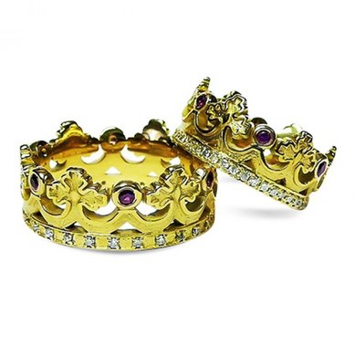 Обручальные кольца 9315 | 9315-O4103 - Студия обручальных колец OBRUCHALKI.com