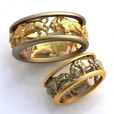 Обручальные кольца 12521 | 12521-O4106 - Студия обручальных колец OBRUCHALKI.com