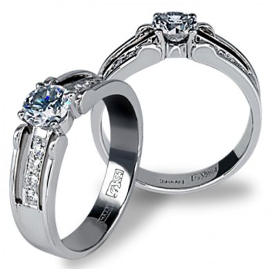 Помолвочное кольцо P1107-Р4129 - Ювелирный салон Русский символ