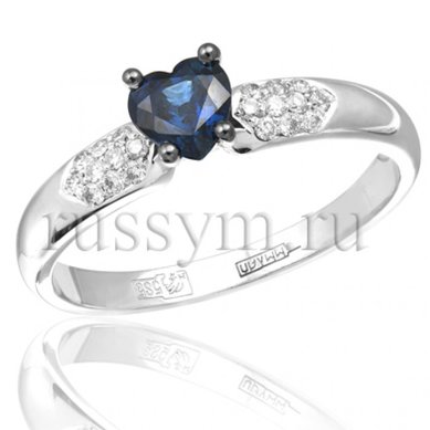 Помолвочное кольцо 1122k-Р4132 - Ювелирный салон Русский символ
