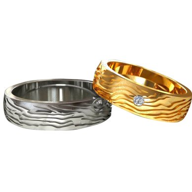 Обручальные кольца 1024 | 1024-А421 - Ювелирная компания Алмаз