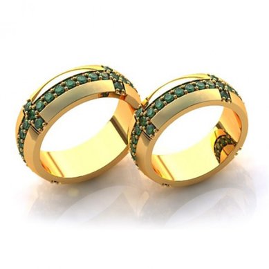 Обручальные кольца 1868 | 1868-O4294 - Студия обручальных колец OBRUCHALKI.com