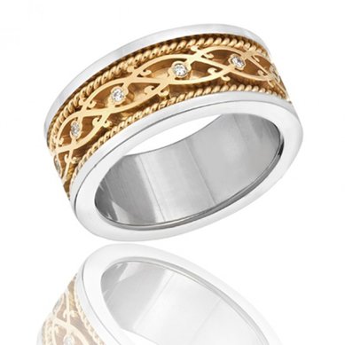 Обручальное кольцо 11656-O4300 - Студия обручальных колец OBRUCHALKI.com