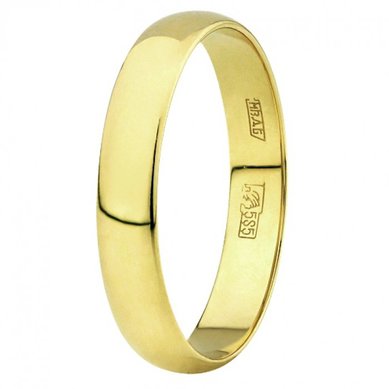 Обручальное кольцо 122000-1Ж-Ю4420 - Ювелирный магазин Юверос