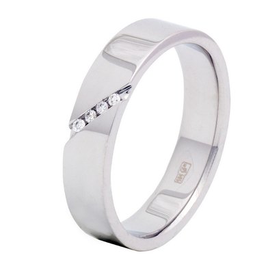 Обручальное кольцо с104бр-С4568 - Сеть ювелирных салонов Сезам-Золото