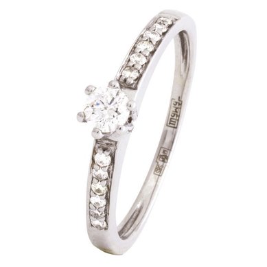 Помолвочное кольцо С4577 - Сеть ювелирных салонов Сезам-Золото