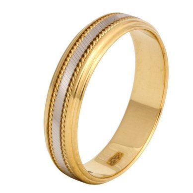 Обручальное кольцо ко1163-С4593 - Сеть ювелирных салонов Сезам-Золото
