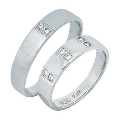 Обручальные кольца 1869 | 1867-К46 - Ювелирный салон Комплимент