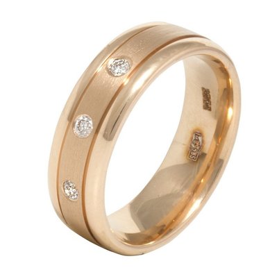 Обручальное кольцо В80кмбр-С4607 - Сеть ювелирных салонов Сезам-Золото