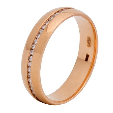 Обручальное кольцо КД-1-С4608 - Сеть ювелирных салонов Сезам-Золото