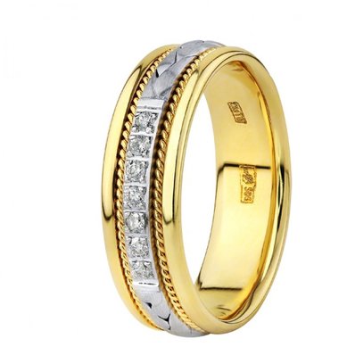 Обручальное кольцо 1000307-Ю4651 - Ювелирный магазин Юверос