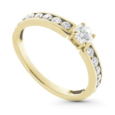 Помолвочное кольцо Э0ЭК110813-Э4688 - Ювелирный салон ЭПЛ Якутские Бриллианты