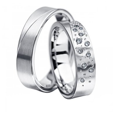 Обручальные кольца W-030 | W-030-S4930 - Ювелирный салон Skyline Jewelry