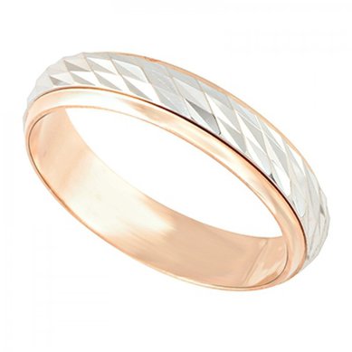 Обручальное кольцо K125048-З4972 - Ювелирный салон ЗОЛОТИ