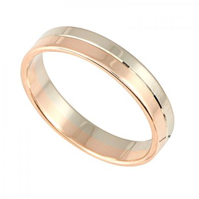 Обручальное кольцо ОДП-4100-З4975 - Ювелирный салон ЗОЛОТИ