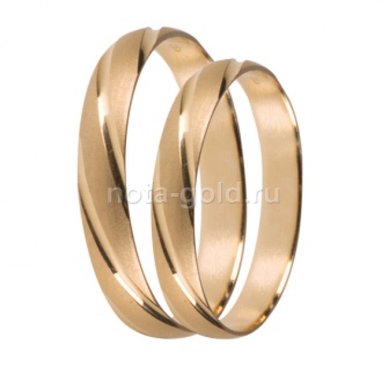 Обручальное кольцо N4999 - Ювелирная мастерская Nota-Gold
