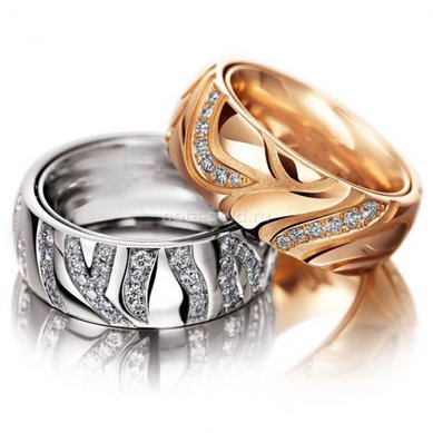 Обручальные кольца 1179 | 1179-N5202 - Ювелирная мастерская Nota-Gold