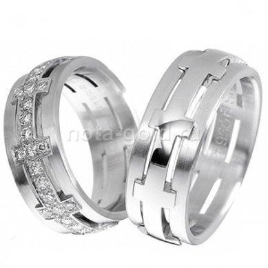 Обручальные кольца 1043 | 1043-N5210 - Ювелирная мастерская Nota-Gold