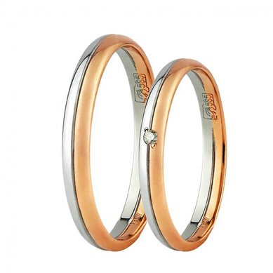 Обручальные кольца 11424-02 | КЛ053-Ю532 - Ювелирный магазин Юверос