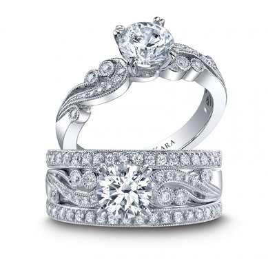 Обручальное и помолвочное кольца Н5382 - Ювелирный салон На Неглинной / Ювелиры Москвы...