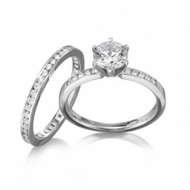 Обручальное и помолвочное кольца Н5427 - Ювелирный салон На Неглинной / Ювелиры Москвы...