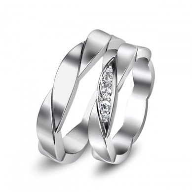 Обручальные кольца 264m | 264w-G5435 - Ювелирная компания Gem Tech / Джем Тэк