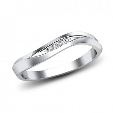 Обручальное кольцо 274w-G5442 - Ювелирная компания Gem Tech / Джем Тэк