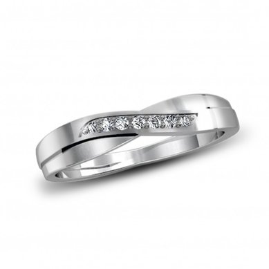 Обручальное кольцо 277w-G5444 - Ювелирная компания Gem Tech / Джем Тэк