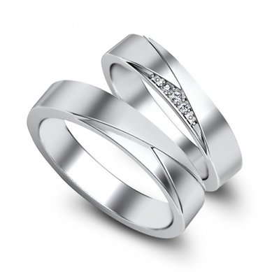 Обручальные кольца 268m | 268w-G5462 - Ювелирная компания Gem Tech / Джем Тэк