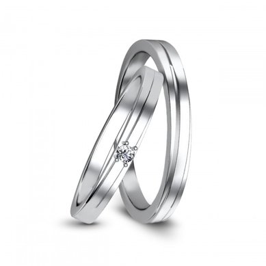 Обручальные кольца 269w | 269m-G5463 - Ювелирная компания Gem Tech / Джем Тэк