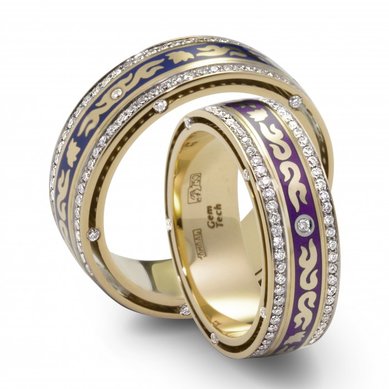 Обручальные кольца 289m | 289w-G5466 - Ювелирная компания Gem Tech / Джем Тэк