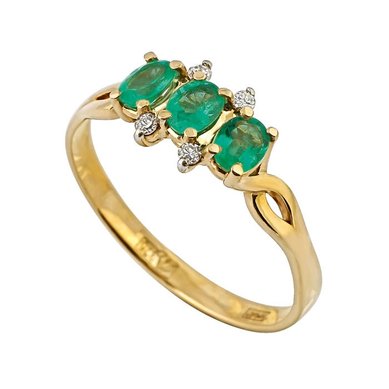 Помолвочное кольцо 008-К554 - Ювелирный дом КРИСТАЛЛ МЕЧТЫ